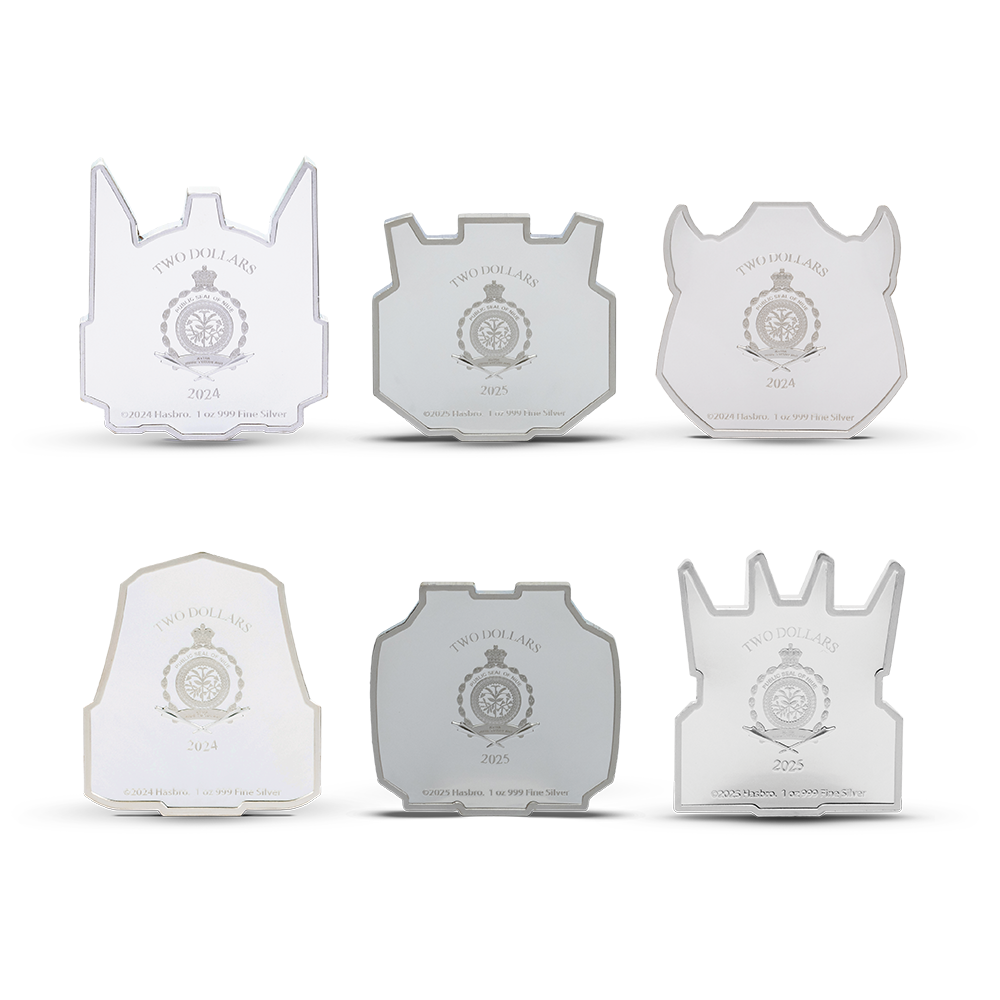 Transformers Heads - 6 Coin Collection