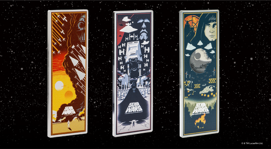 The Art of Collecting: Iconic Star Wars Posters Immortalized in Pure Silver