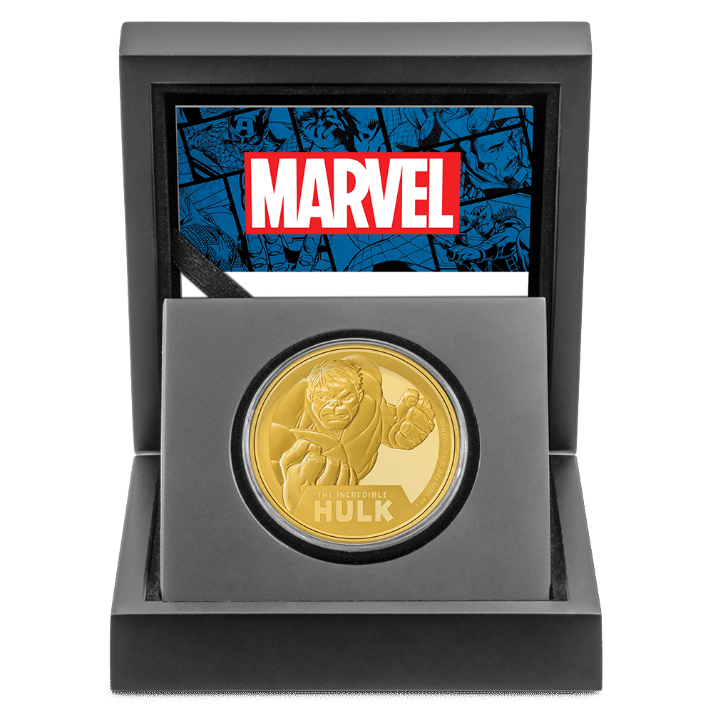 ニウエ　マーベル　アベンジャーズ　コイン　1オンス 2ドル　Hulk ハルク Buy Marvel The Incredible Hulk Coin by Marvel online - Agoro