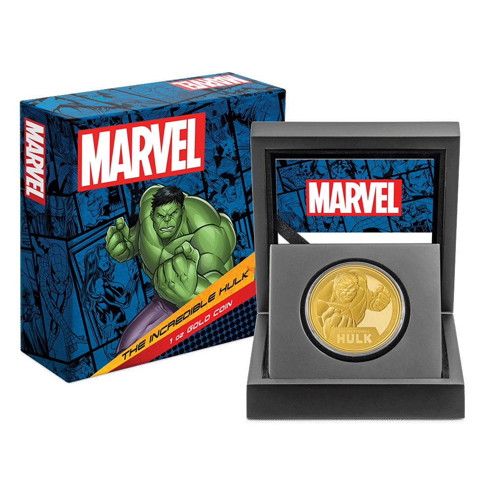 ニウエ　マーベル　アベンジャーズ　コイン　1オンス 2ドル　Hulk ハルク Buy Marvel The Incredible Hulk Coin by Marvel online - Agoro