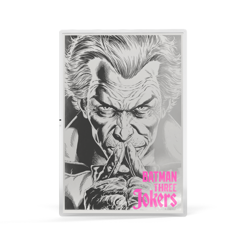 Chase the Clown Prince in striking silver.