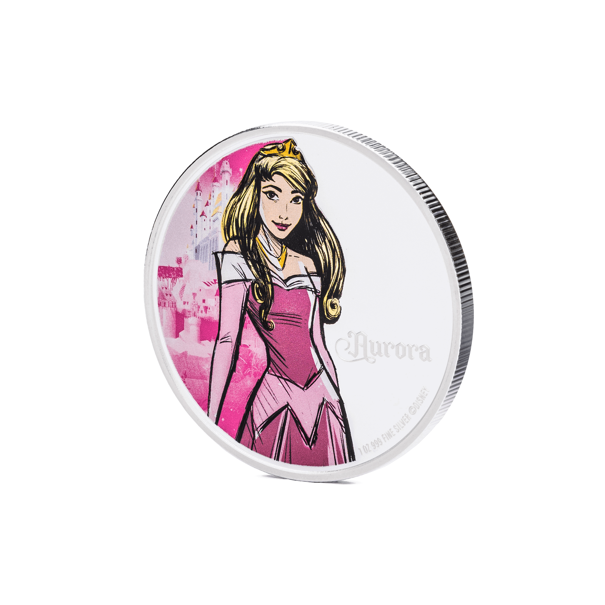 オーロラ姫(Aurora)ディズニープリンセスコインシリーズ(2ドルカラー銀貨) Buy Disney Princess - Aurora by Disney online - Agoro
