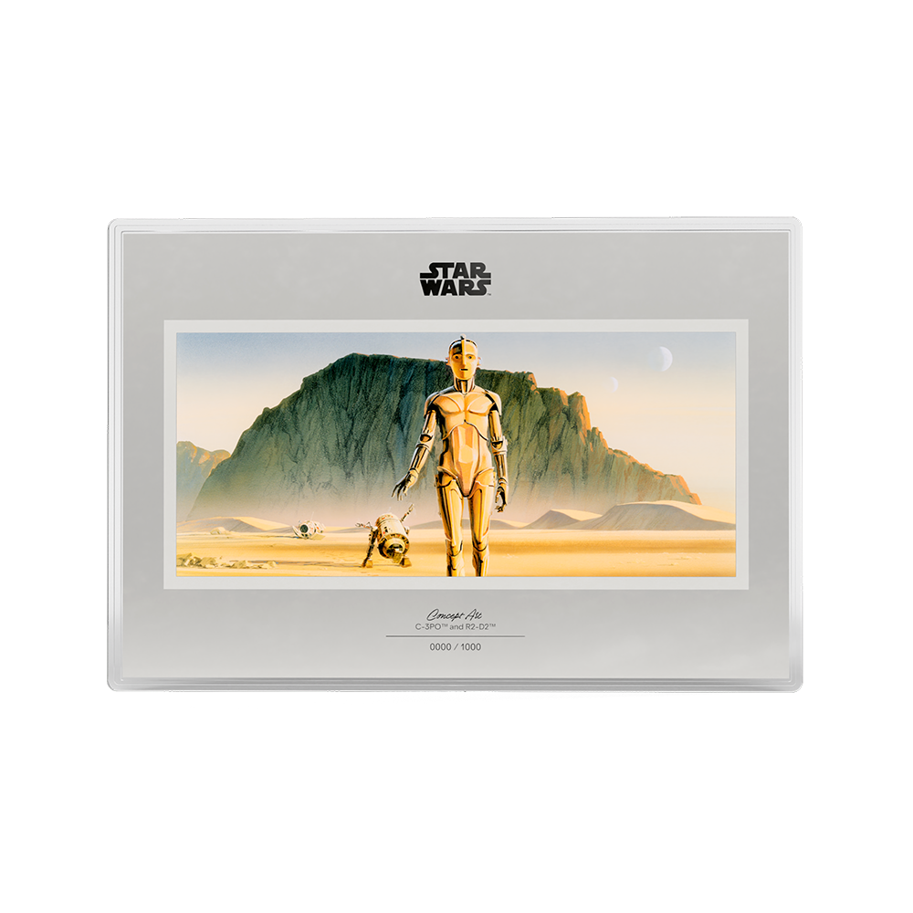 Star Wars™ Concept Art - C-3PO™ and R2-D2™