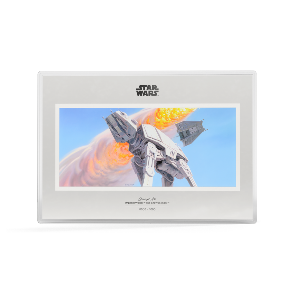 Buy Star Wars™ Concept Art - Imperial Walker™ and Snowspeeder™ by