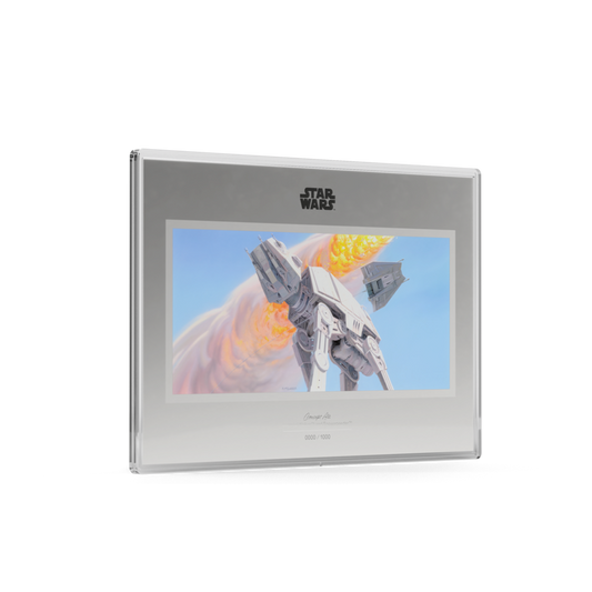 Star Wars™ Concept Art - Imperial Walker™ and Snowspeeder™