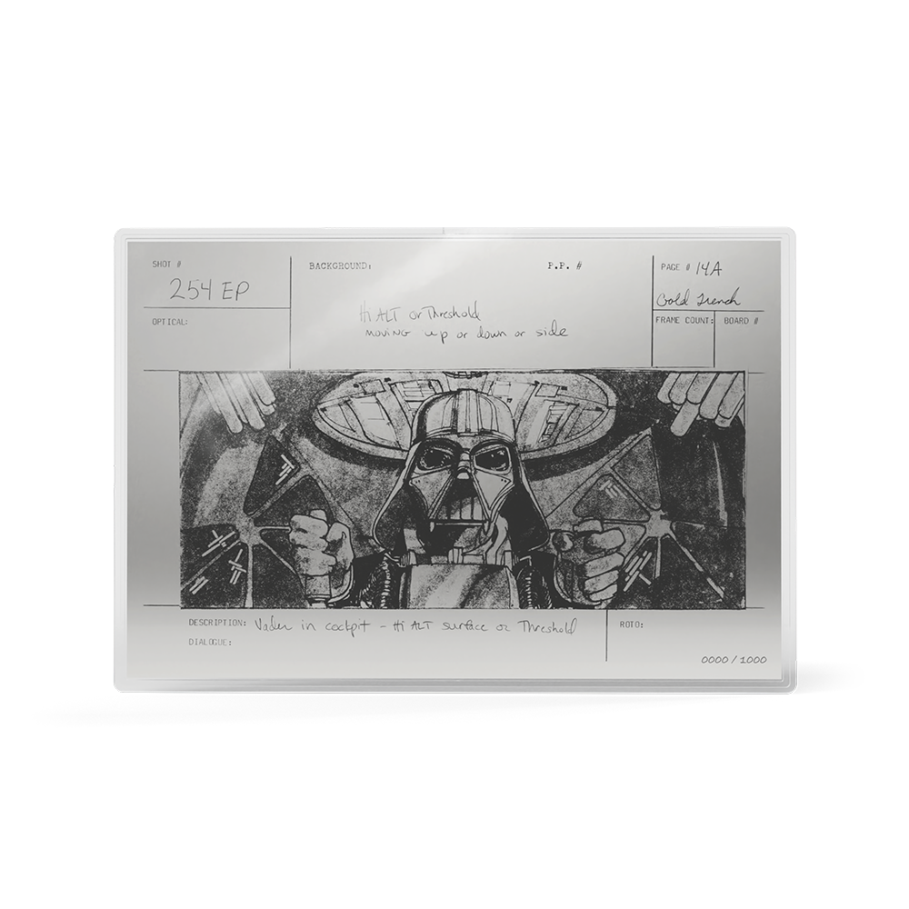 Star Wars™ Storyboard Art - Darth Vader™ Trench Run