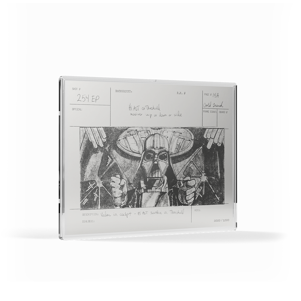 Star Wars™ Storyboard Art - Darth Vader™ Trench Run