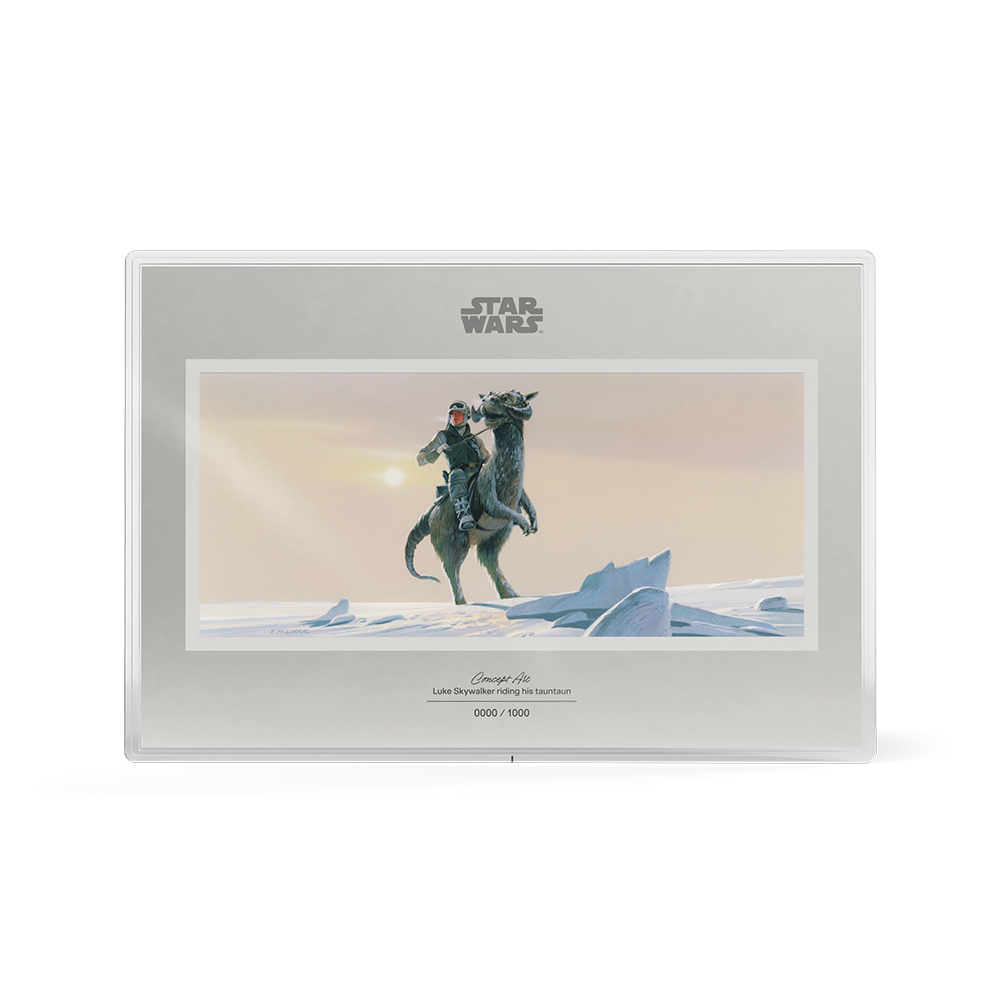Star Wars™ Concept Art - Luke Skywalker™ riding his Tauntaun™
