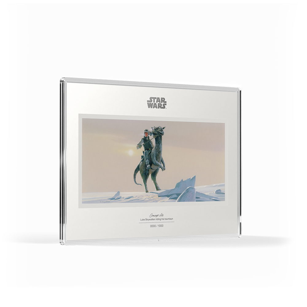 Star Wars™ Concept Art - Luke Skywalker™ riding his Tauntaun™