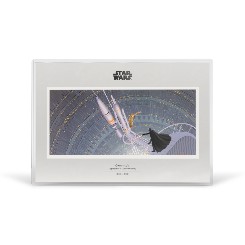Star Wars™ Concept Art - Lightsaber™ Duel on Gantry