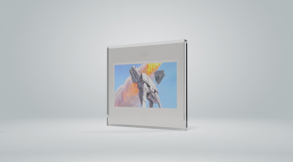 Star Wars™ Concept Art - Imperial Walker™ and Snowspeeder™