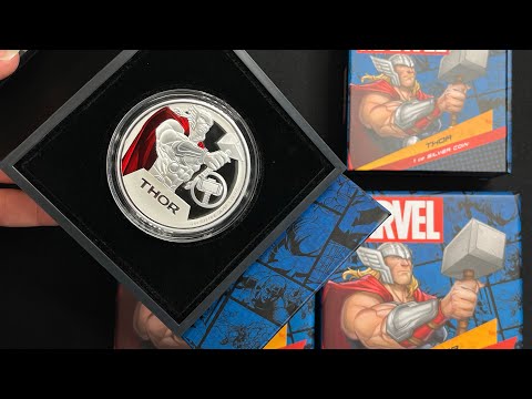 ニウエ　マーベル　アベンジャーズ　コイン　1オンス 2ドル　Thor ソー Buy Marvel Thor Coin by Marvel online - Agoro